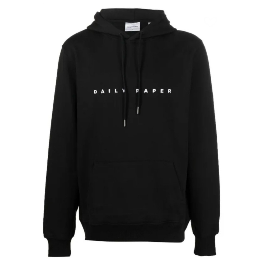 Daily Paper Elias Black Hoodie for Men